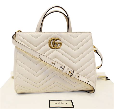 white gucci marmont|white gucci marmont small.